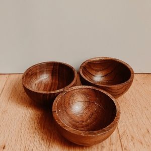 Wooden Bowl Set
